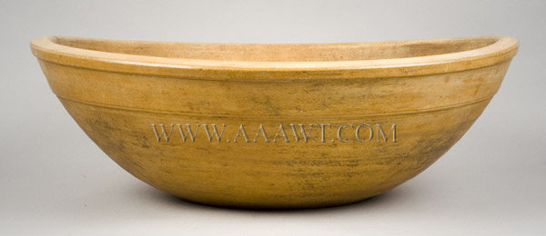 Treen Bowl, Mixing and Utility, Beehive
New England
Early 19th Century, entire view